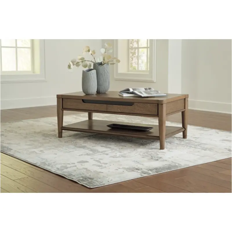 T769-1 Ashley Furniture Roanhowe Living Room Furniture Cocktail Table