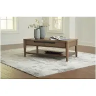 T769-1 Ashley Furniture Roanhowe Living Room Furniture Cocktail Table