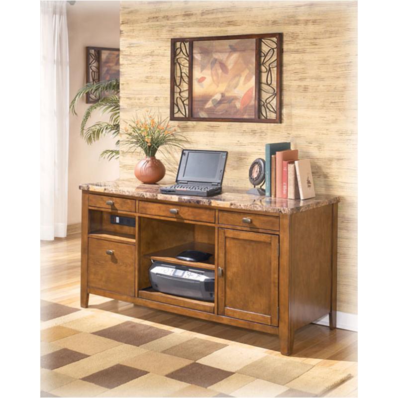 H158-46 Ashley Furniture Theo Home Office Furniture Credenza