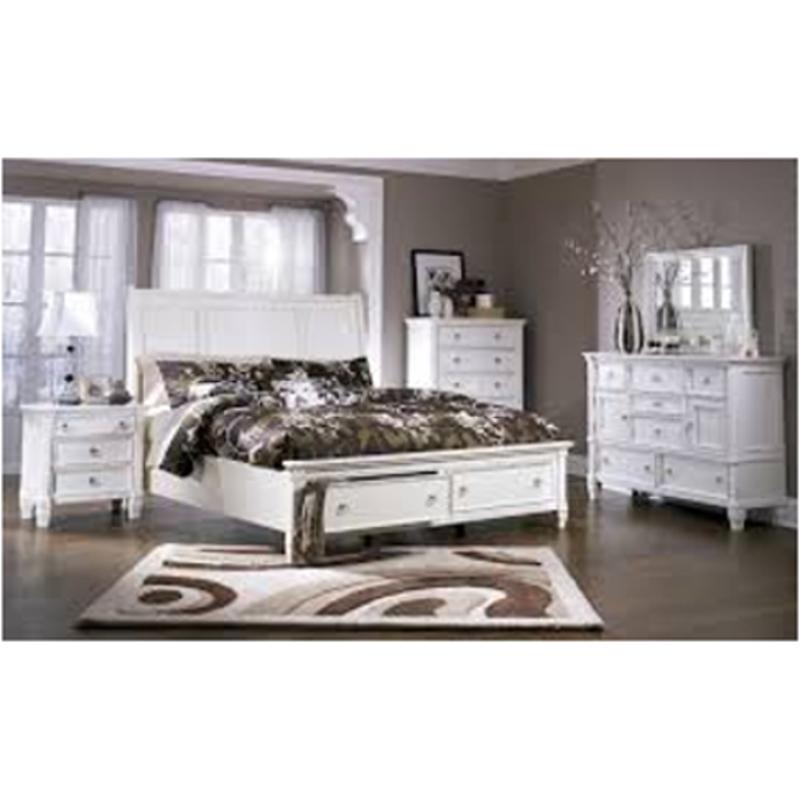 B672-36 Ashley Furniture Prentice - White Bedroom Furniture Mirror