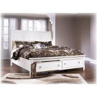 B672-78 Ashley Furniture Prentice - White Bedroom Furniture Bed