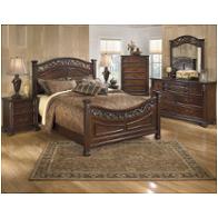 B526-57 Ashley Furniture Leahlyn - Reddish Brown Bedroom Furniture Bed