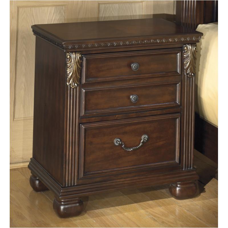 B526-92 Ashley Furniture Leahlyn - Reddish Brown Bedroom Furniture Nightstand