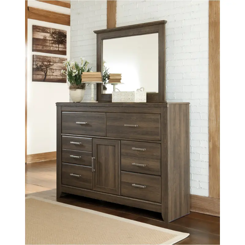 B251-31 Ashley Furniture Juararo - Dark Brown Bedroom Furniture Dresser