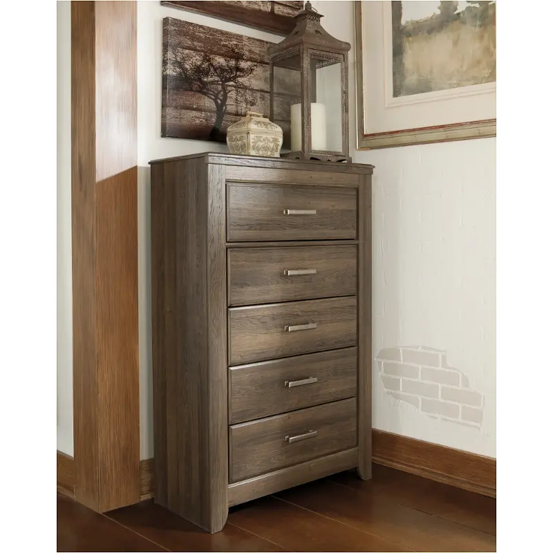 B251-46 Ashley Furniture Juararo - Dark Brown Bedroom Furniture Chest