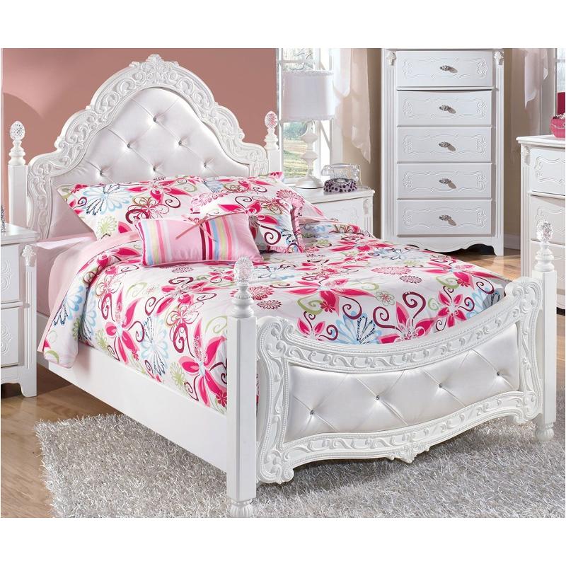 B188-72 Ashley Furniture Exquisite - White Bedroom Furniture Bed