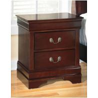 B376-92 Ashley Furniture Alisdair - Dark Brown Bedroom Furniture Nightstand