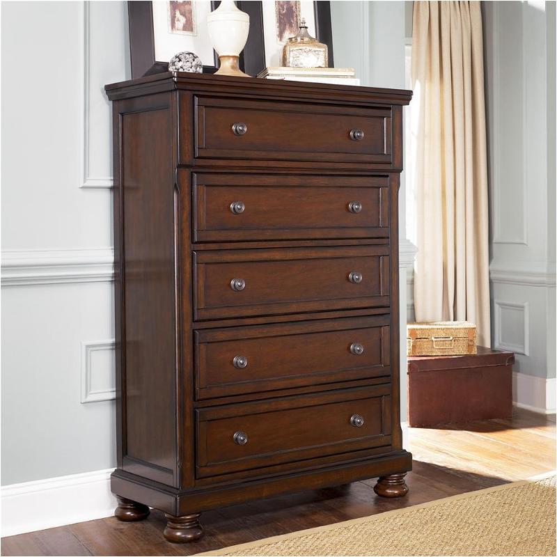 B697-46 Ashley Furniture Porter - Rustic Brown Bedroom Furniture Chest