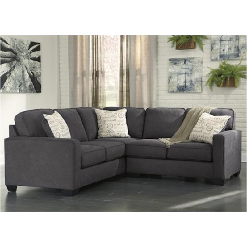 1660156 Ashley Furniture Alenya - Charcoal Living Room Furniture Sectional