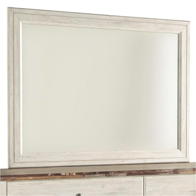 B267-36 Ashley Furniture Willowton - Whitewash Bedroom Furniture Mirror