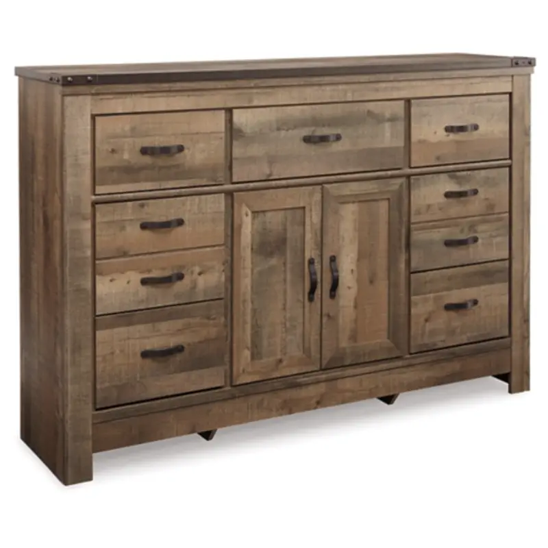 B446-32 Ashley Furniture Trinell - Brown Bedroom Furniture Dresser