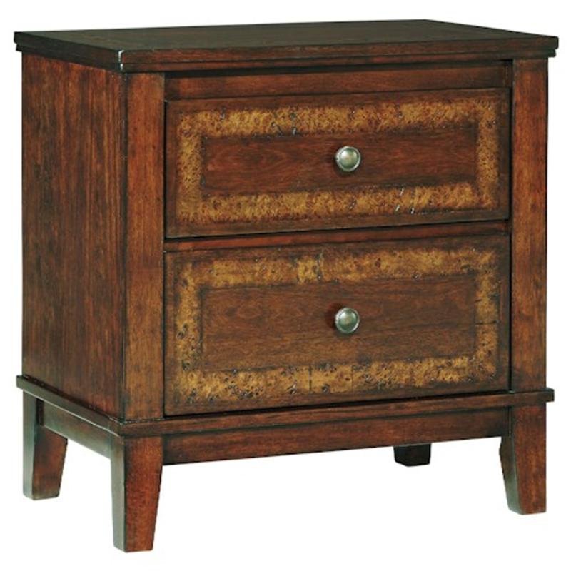 B645-92 Ashley Furniture Dawlyn - Burnished Brown Bedroom Furniture Nightstand