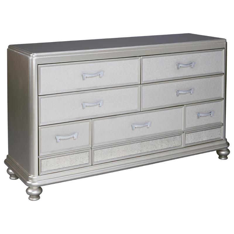 B650-31 Ashley Furniture Coralayne - Silver Bedroom Furniture Dresser