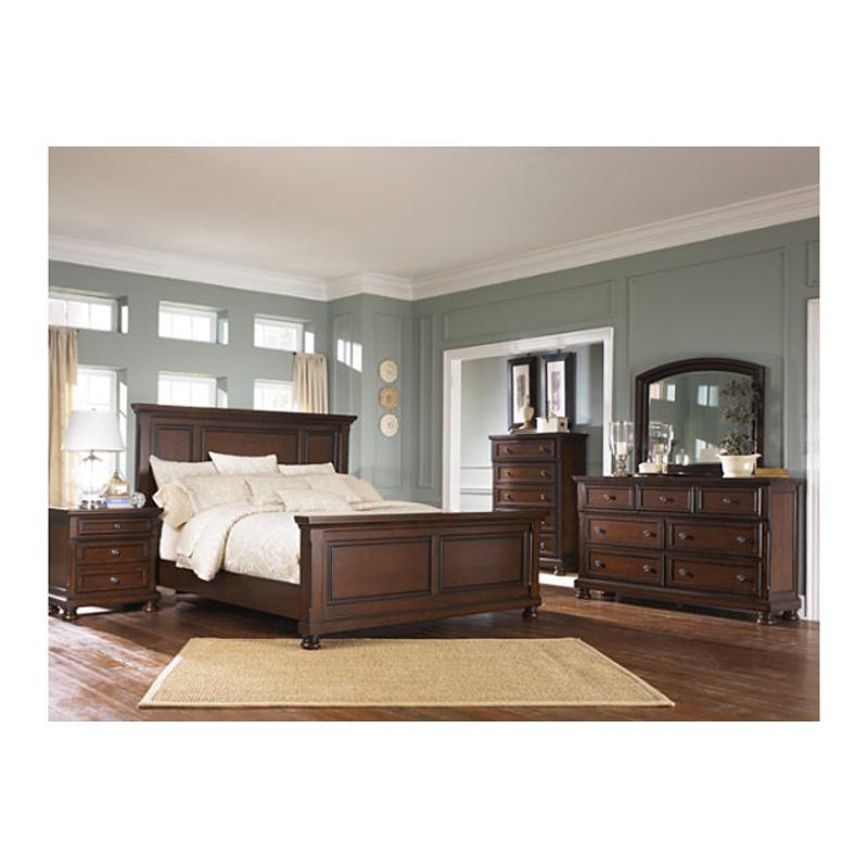 B697-58-ck Ashley Furniture Porter - Rustic Brown Bedroom Furniture Bed