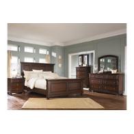 B697-58-ck Ashley Furniture Porter - Rustic Brown Bedroom Furniture Bed