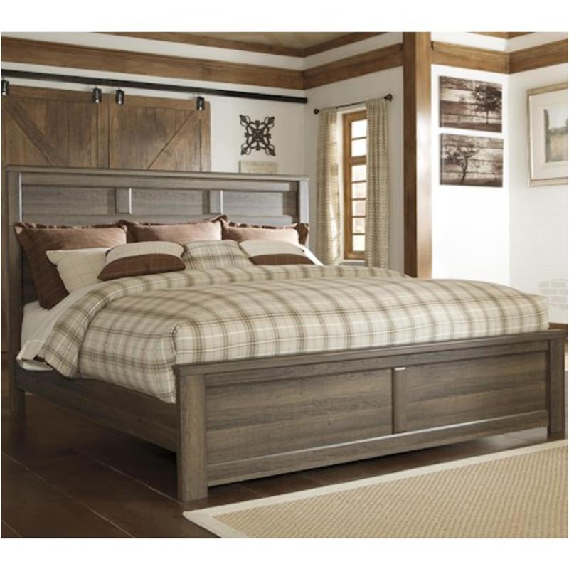 B251-58-ck Ashley Furniture Juararo - Dark Brown Bedroom Furniture Bed