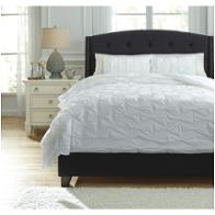 Q756013k Ashley Furniture Rimy - White Bedding Comforter