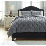 Q756023q Ashley Furniture Rimy - Gray Bedding Comforter