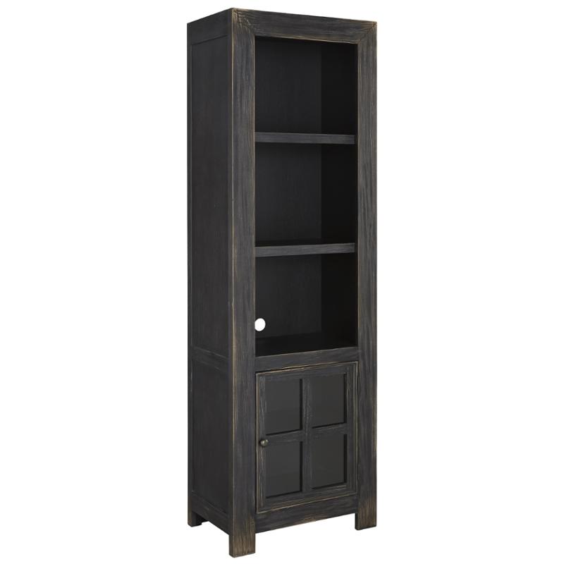 W732-24 Ashley Furniture Gavelston - Black Home Entertainment Furniture Accent Cabinet