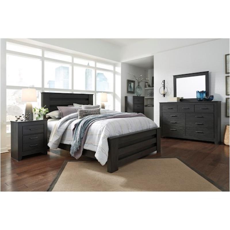 B249-67 Ashley Furniture Brinxton - Black Bedroom Furniture Bed