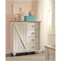 B267-48 Ashley Furniture Willowton - Whitewash Bedroom Furniture Chest