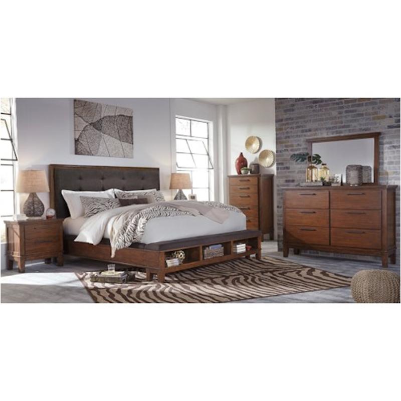 B594-57 Ashley Furniture Ralene - Medium Brown Bedroom Furniture Bed