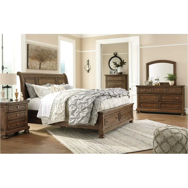 B719-78 Ashley Furniture Flynnter Bedroom Furniture Bed