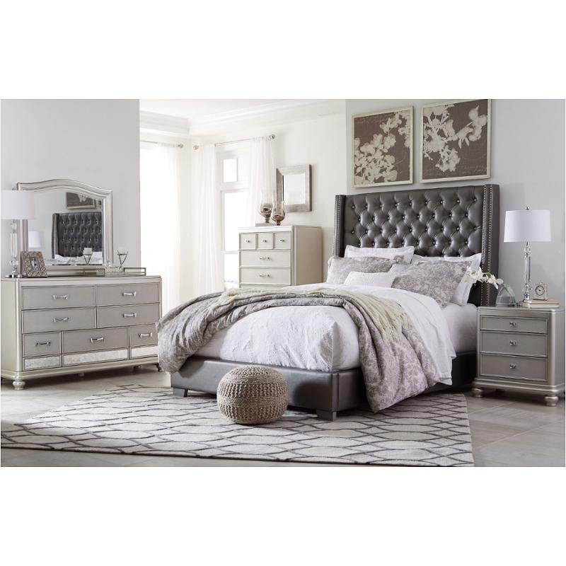 B650-84 Ashley Furniture Coralayne - Silver Bedroom Furniture Bed