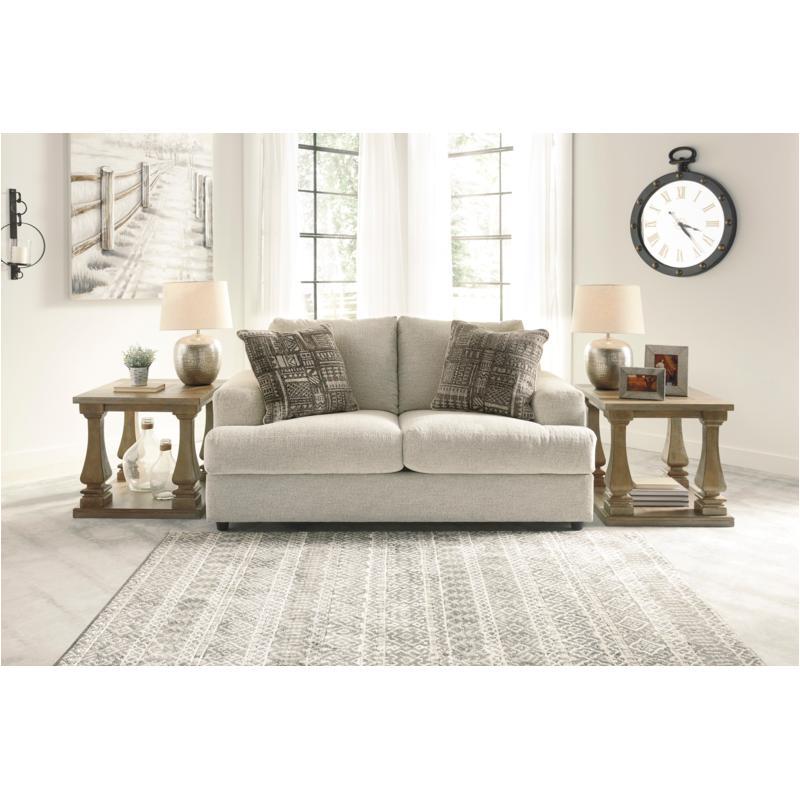 9510435 Ashley Furniture Soletren - Stone Living Room Furniture Loveseat