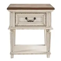 B743-91 Ashley Furniture Realyn Bedroom Furniture Nightstand