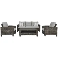 P334-081 Ashley Furniture Cloverbrooke Outdoor Furniture Sofa