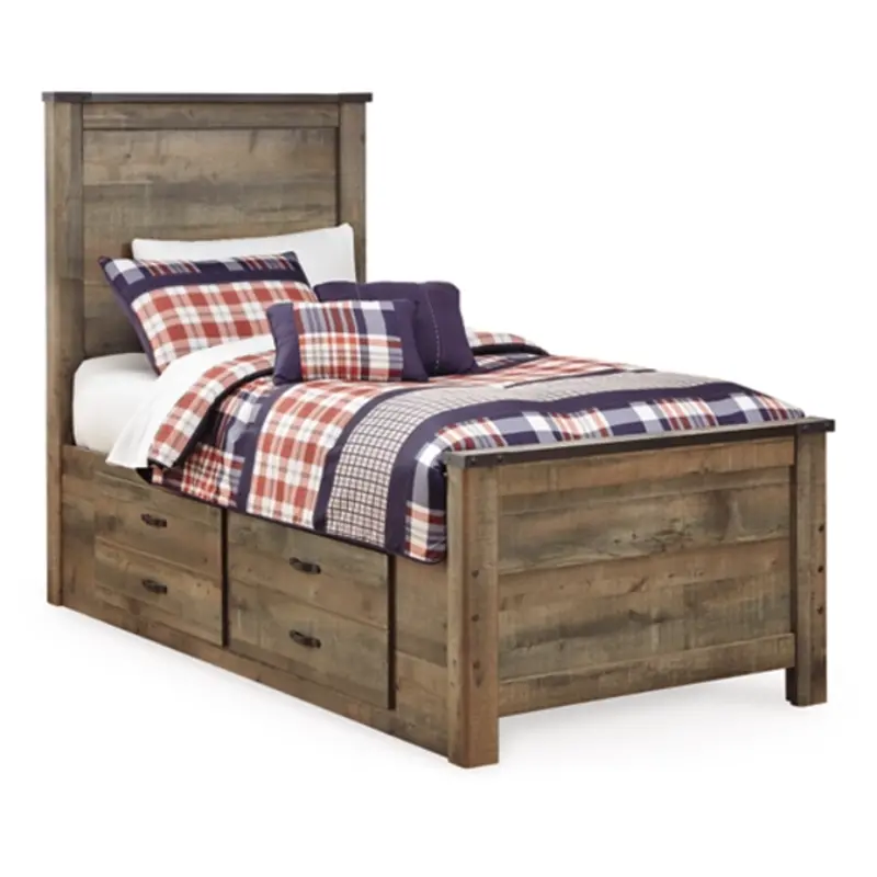 B446b15 Ashley Furniture Trinell - Brown Bedroom Furniture Bed