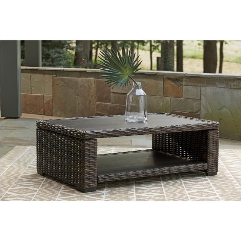 P783-701 Ashley Furniture Grasson Lane Outdoor Furniture Cocktail Table