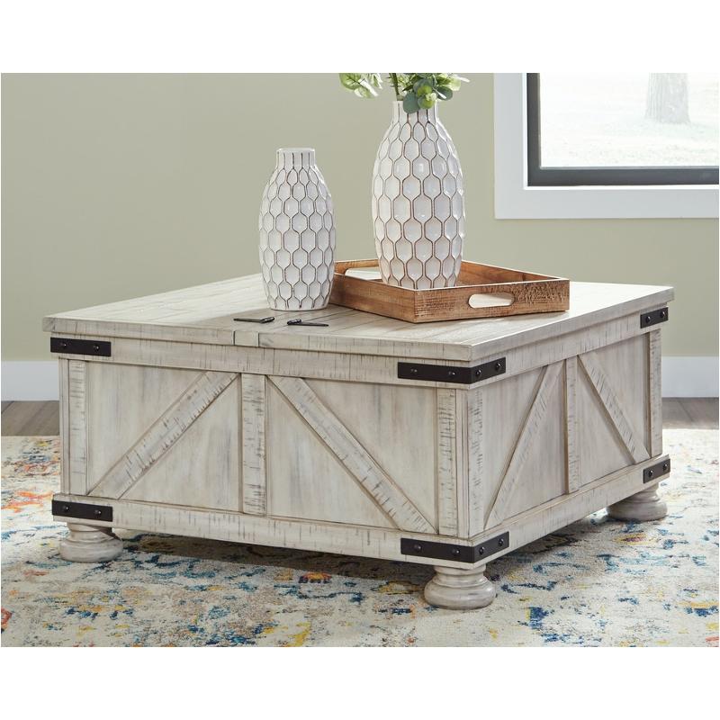 T929-20 Ashley Furniture Carynhurst Living Room Furniture Cocktail Table