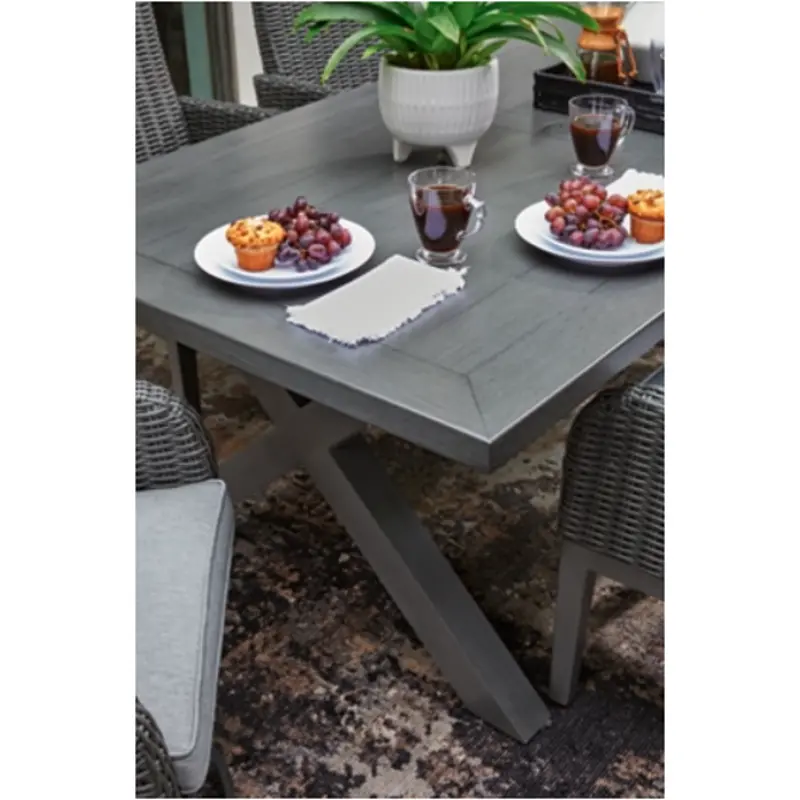 P518-625 Ashley Furniture Elite Park Outdoor Furniture Dining Table