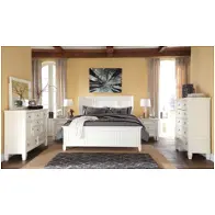 B672-58-56-94 Ashley Furniture Prentice - White Bedroom Furniture Bed