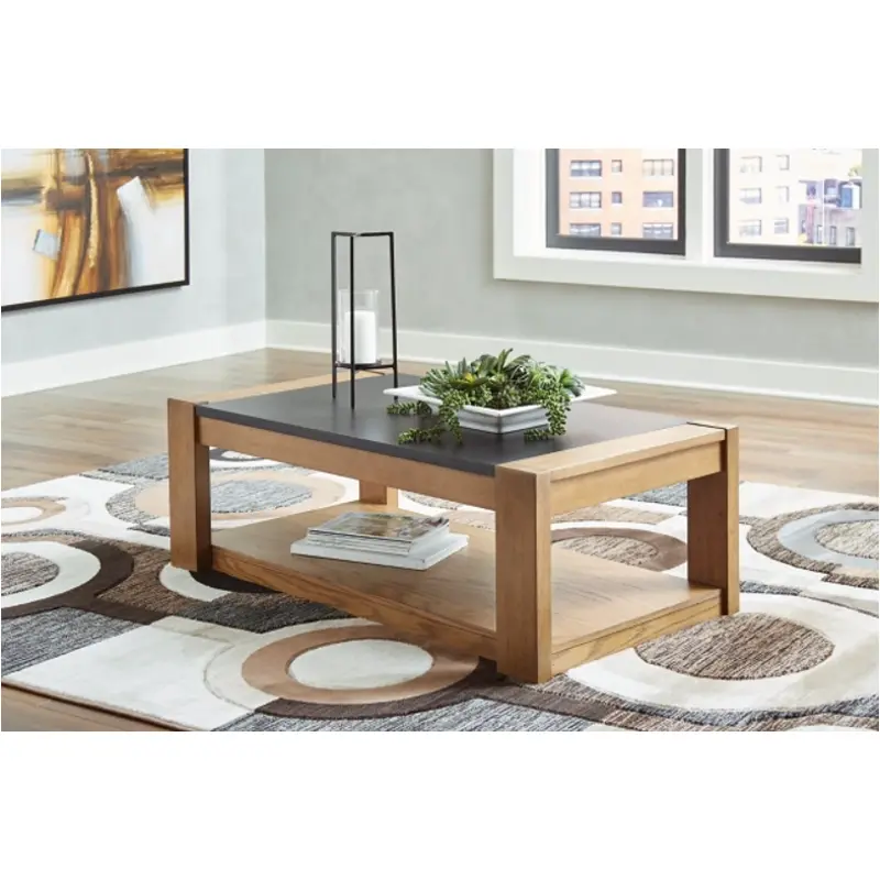 T775-9 Ashley Furniture Quentina Living Room Furniture Cocktail Table