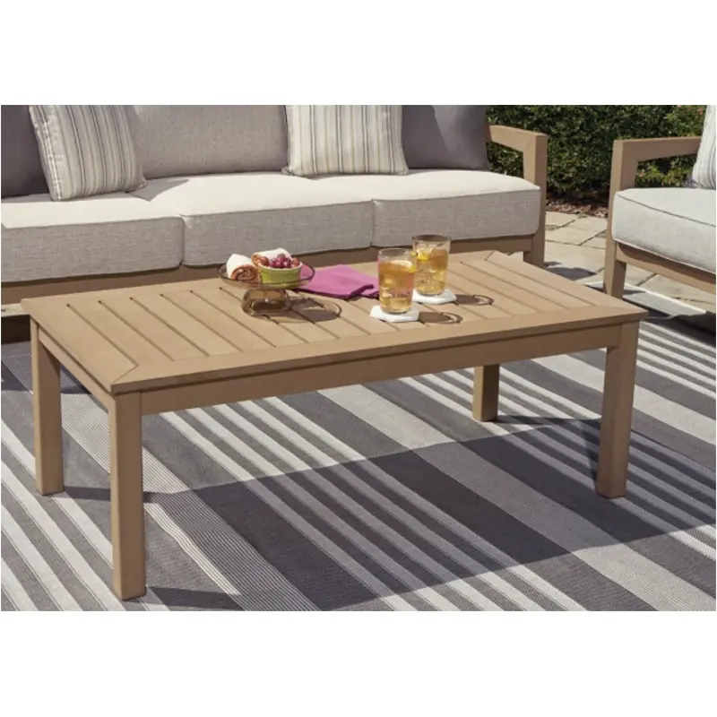 P560-701 Ashley Furniture Hallow Creek Outdoor Furniture Cocktail Table