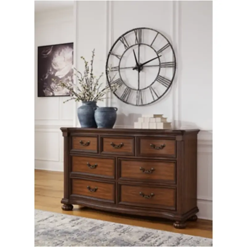 B764-31 Ashley Furniture Lavinton Bedroom Furniture Dresser