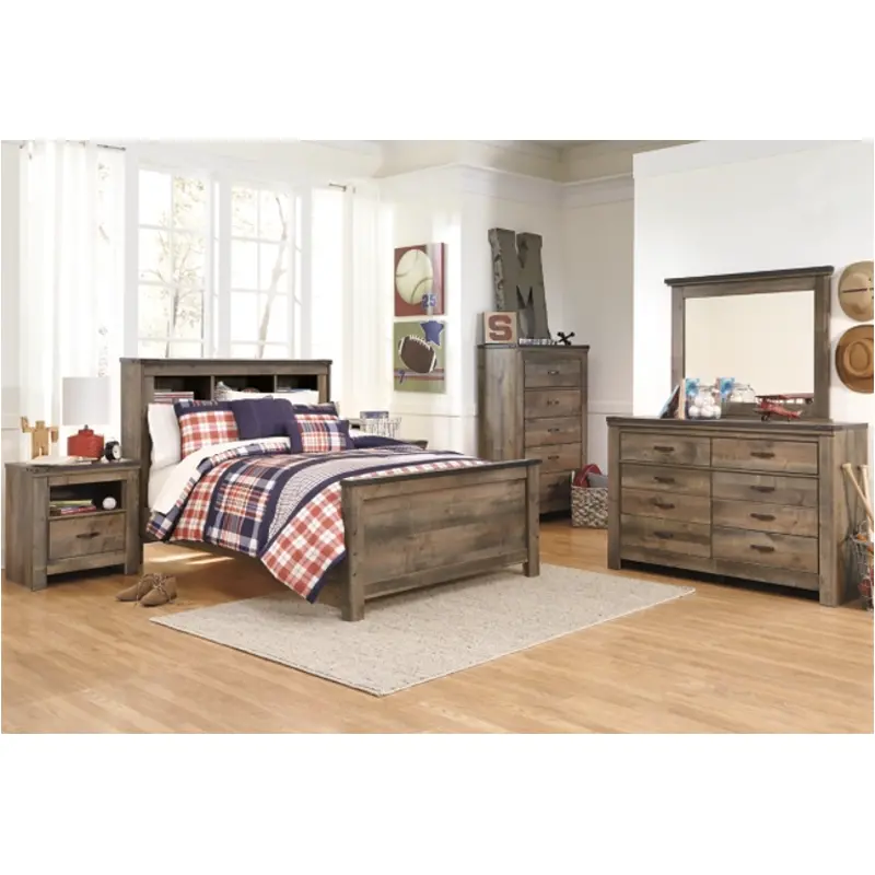 B446b87 Ashley Furniture Trinell - Brown Bedroom Furniture Bed