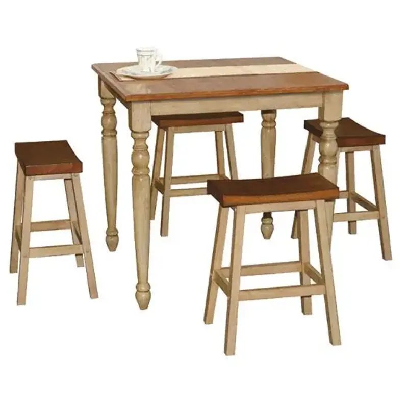 Dqt13636w Winners Only Furniture Quails Run - Wheat/almond Dining Room Furniture Counter Height Table