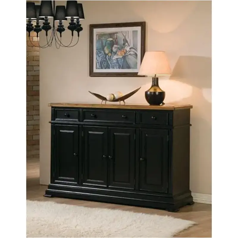 Dq1470bae Winners Only Furniture Quails Run - Almond/ebony Dining Room Furniture Sideboard