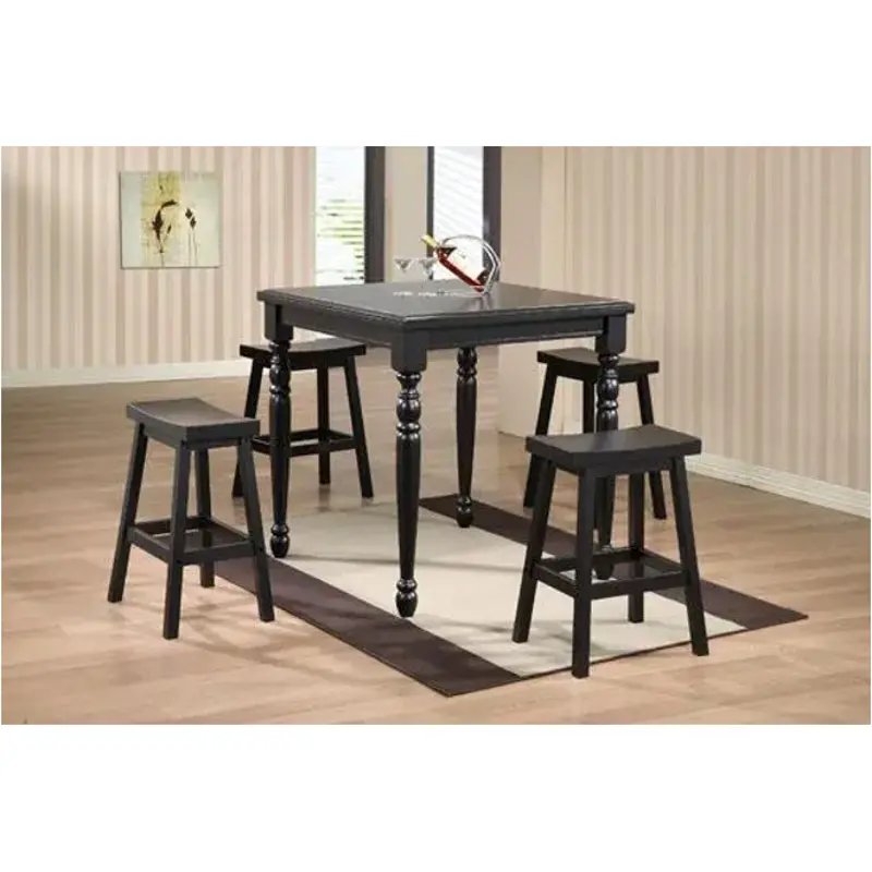 Dqt13636e Winners Only Furniture Quails Run - Ebony Dining Room Furniture Counter Height Table