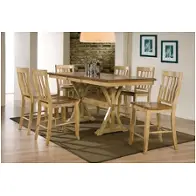 Dqt13678w Winners Only Furniture Quails Run - Wheat/almond Dining Room Furniture Counter Height Table