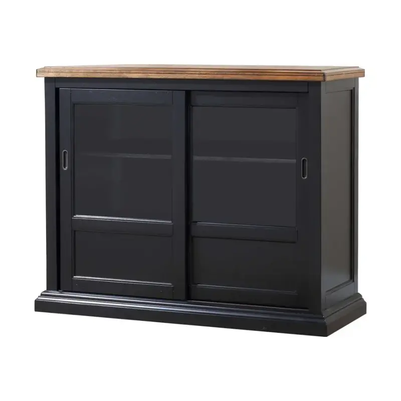 Dq1460bae Winners Only Furniture Quails Run - Almond/ebony Dining Room Furniture Sideboard