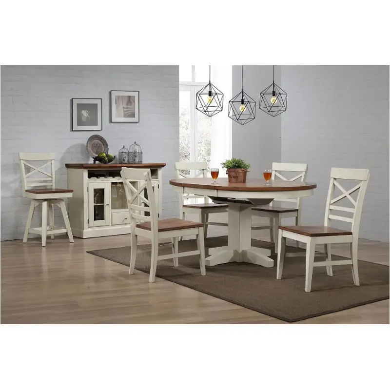 0733-20-rt-rb E. C. I. Furniture Choices - Antique White Dining Room Furniture Dining Table