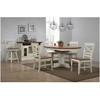 0733-20-rt-rb E. C. I. Furniture Choices - Antique White Dining Room Furniture Dining Table