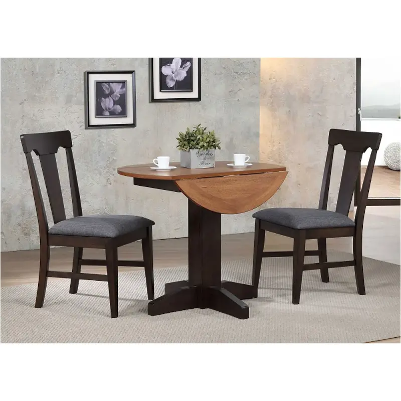 0733-50-dlt-dlb E. C. I. Furniture Choices - Black Oak Dining Room Furniture Dining Table