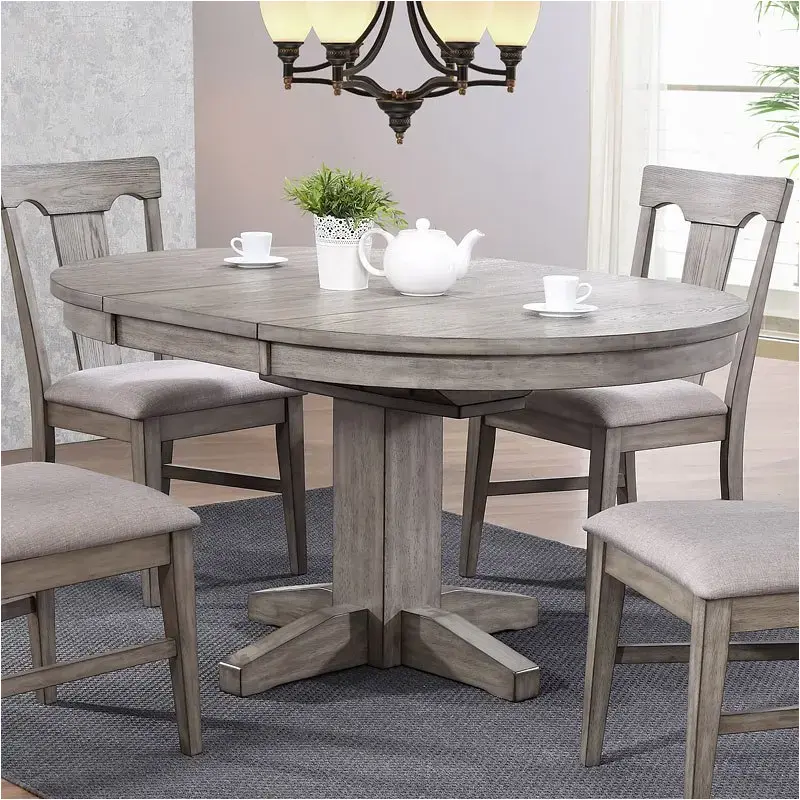 0590-70-rt-rb E. C. I. Furniture Graystone Dining Room Furniture Dining Table