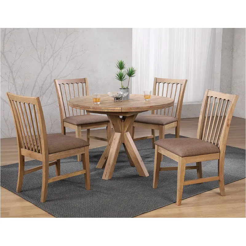 0600-77-dlt-dlb E. C. I. Furniture Brownstone Dining Room Furniture Dining Table